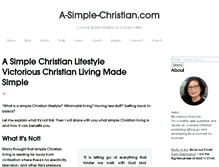 Tablet Screenshot of a-simple-christian.com